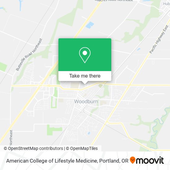 American College of Lifestyle Medicine map