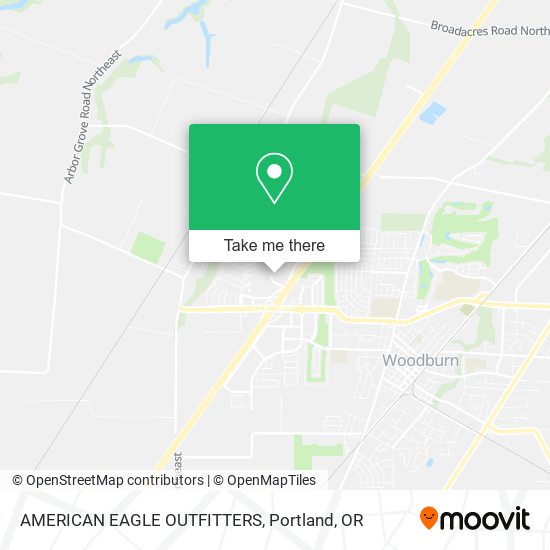 AMERICAN EAGLE OUTFITTERS map
