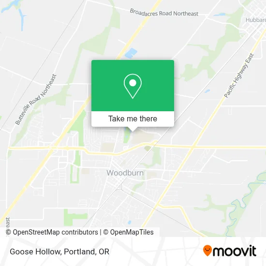 Goose Hollow map