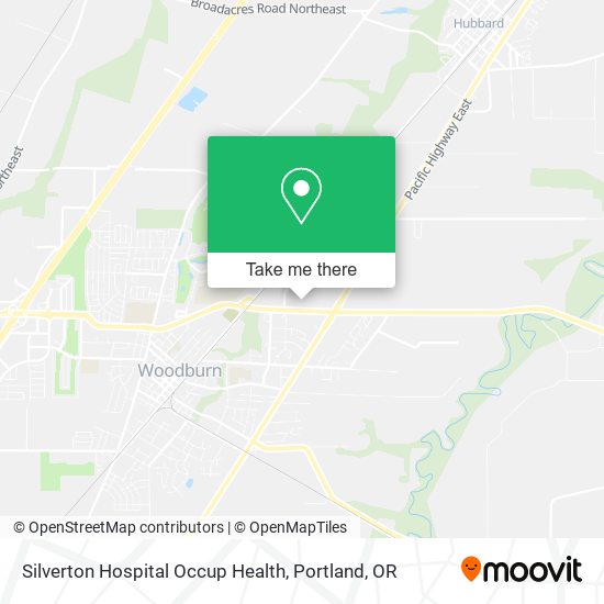 Silverton Hospital Occup Health map