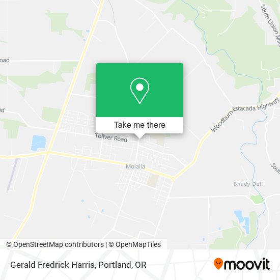 Mapa de Gerald Fredrick Harris