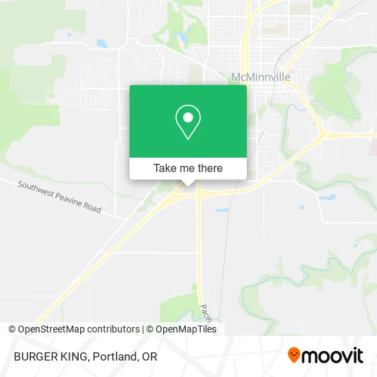 BURGER KING map