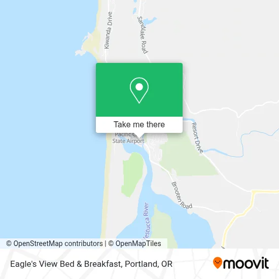 Eagle's View Bed & Breakfast map