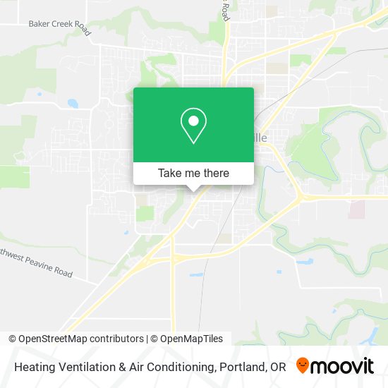 Heating Ventilation & Air Conditioning map