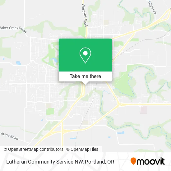 Mapa de Lutheran Community Service NW