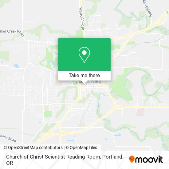 Church of Christ Scientist Reading Room map