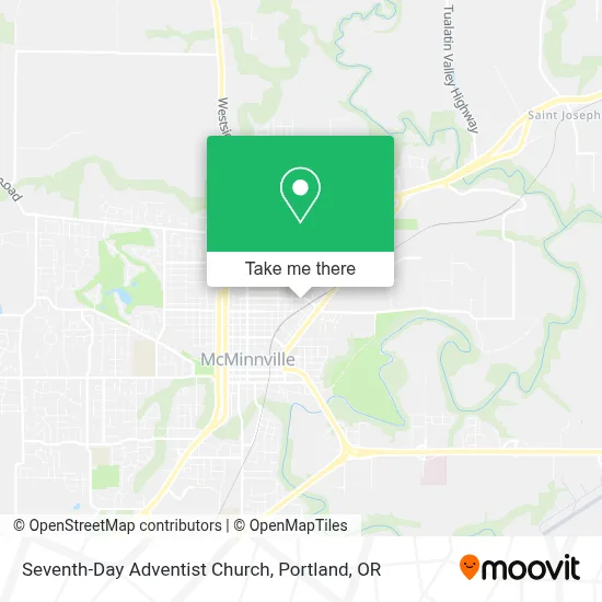 Seventh-Day Adventist Church map