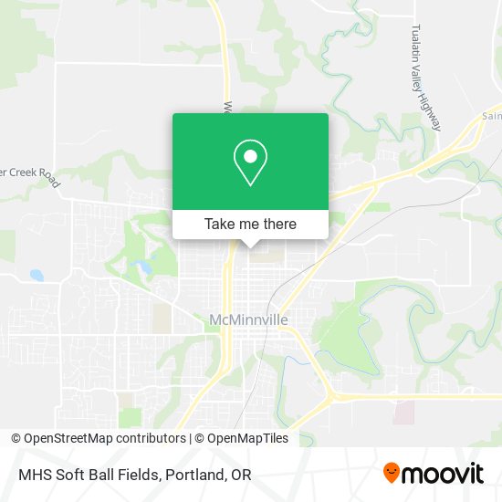 MHS Soft Ball Fields map