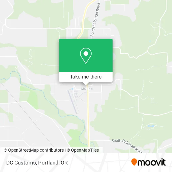 DC Customs map