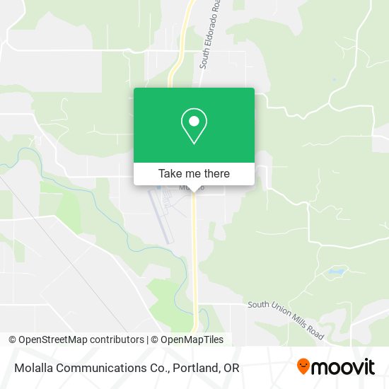 Molalla Communications Co. map