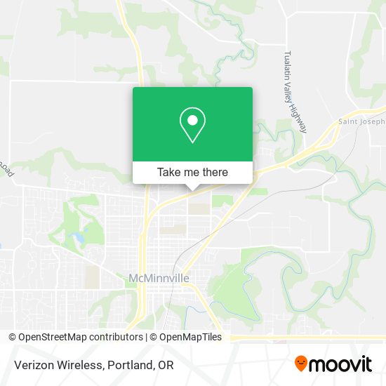 Mapa de Verizon Wireless