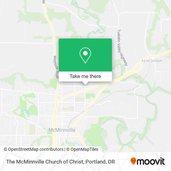 Mapa de The McMinnville Church of Christ