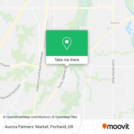 Aurora Farmers' Market map