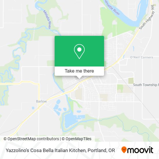 Mapa de Yazzolino's Cosa Bella Italian Kitchen