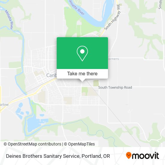 Mapa de Deines Brothers Sanitary Service