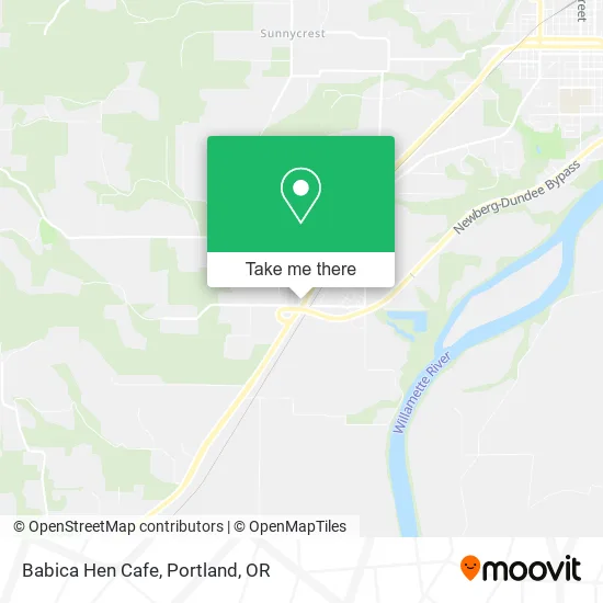 Babica Hen Cafe map