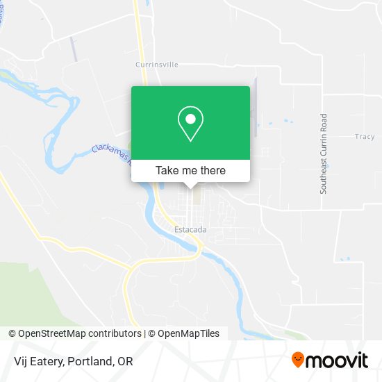 Vij Eatery map