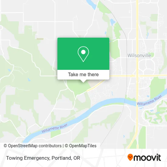 Towing Emergency map