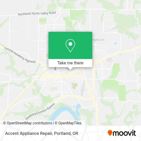Accent Appliance Repair map