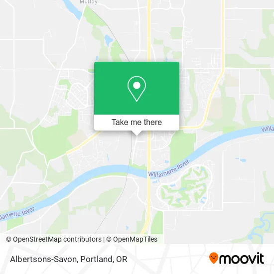 Albertsons-Savon map