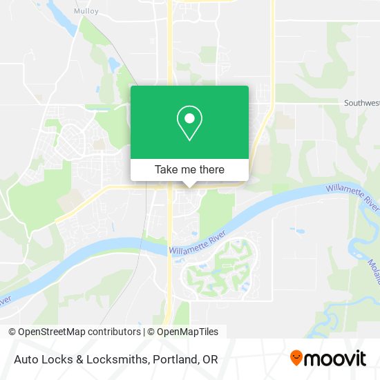 Mapa de Auto Locks & Locksmiths