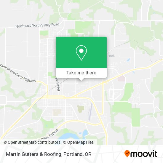 Martin Gutters & Roofing map