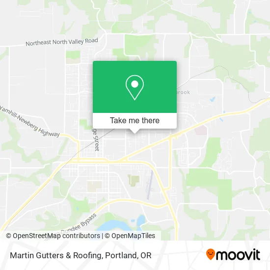 Mapa de Martin Gutters & Roofing