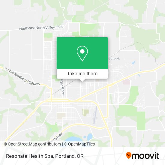 Resonate Health Spa map