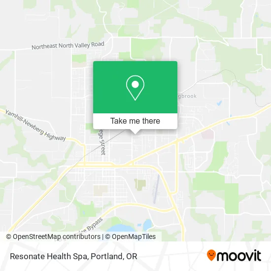 Mapa de Resonate Health Spa
