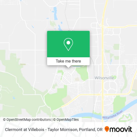 Clermont at Villebois - Taylor Morrison map