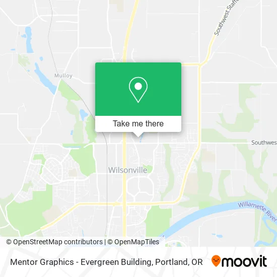 Mapa de Mentor Graphics - Evergreen Building