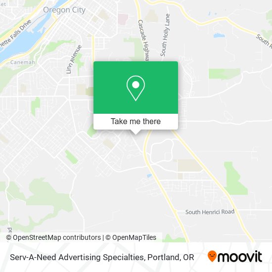 Serv-A-Need Advertising Specialties map