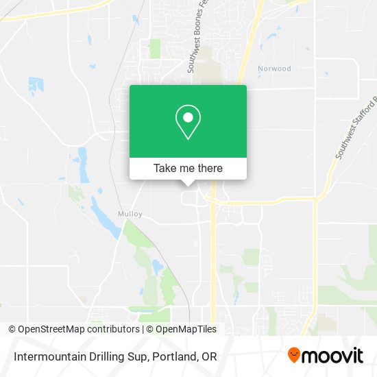 Intermountain Drilling Sup map