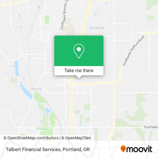 Talbert Financial Services map
