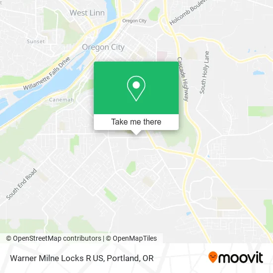 Mapa de Warner Milne Locks R US