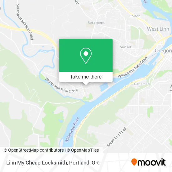 Mapa de Linn My Cheap Locksmith
