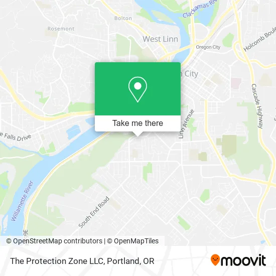 The Protection Zone LLC map