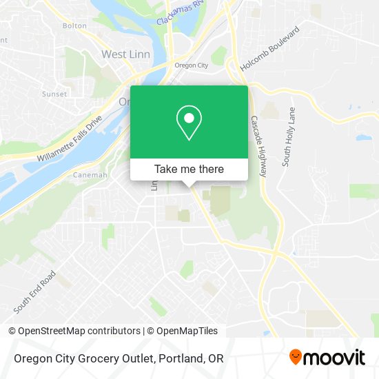 Oregon City Grocery Outlet map