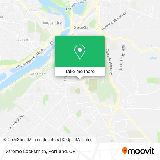 Xtreme Locksmith map