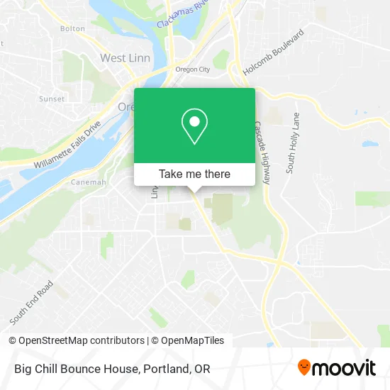 Mapa de Big Chill Bounce House