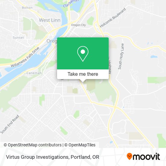 Virtus Group Investigations map