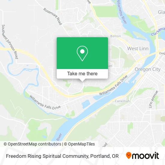 Mapa de Freedom Rising Spiritual Community