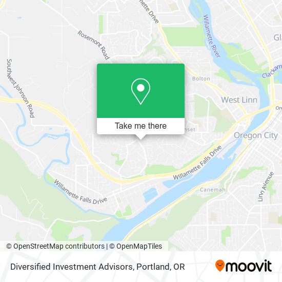 Mapa de Diversified Investment Advisors