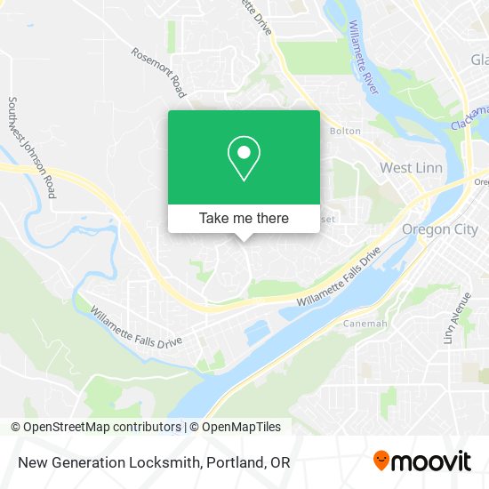 New Generation Locksmith map