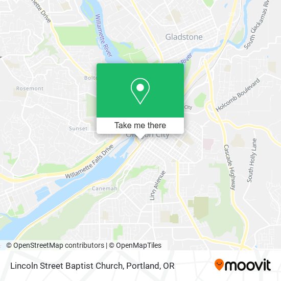 Mapa de Lincoln Street Baptist Church