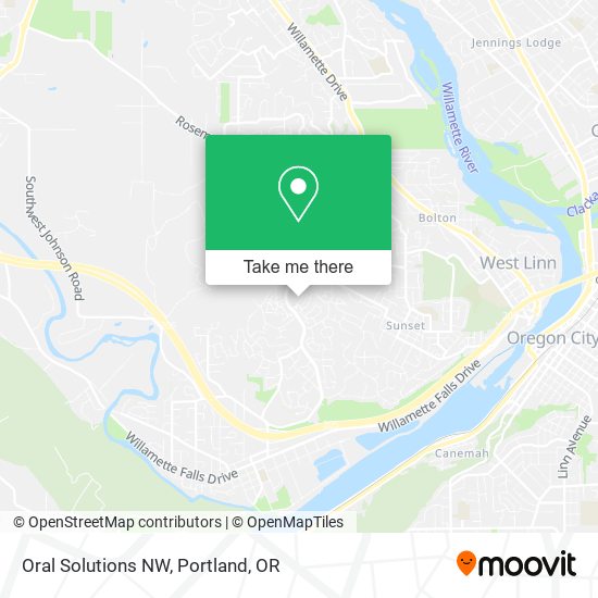 Mapa de Oral Solutions NW