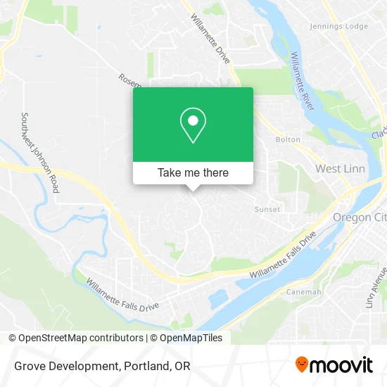 Mapa de Grove Development