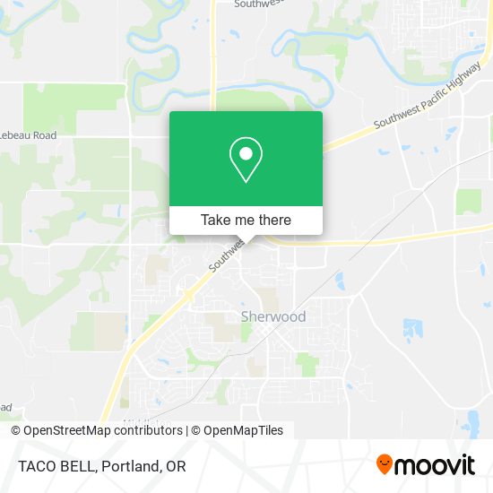 TACO BELL map