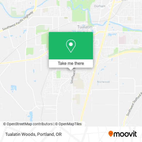 Mapa de Tualatin Woods
