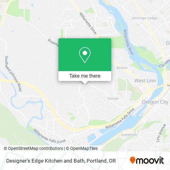 Mapa de Designer's Edge Kitchen and Bath